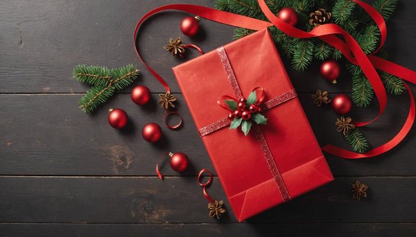 Idées de pochettes cadeaux festives rouges pour vos événements