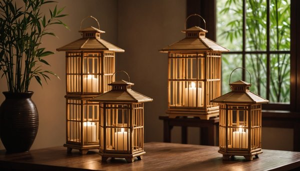 Éclairez votre intérieur avec des lanternes en bambou stylées